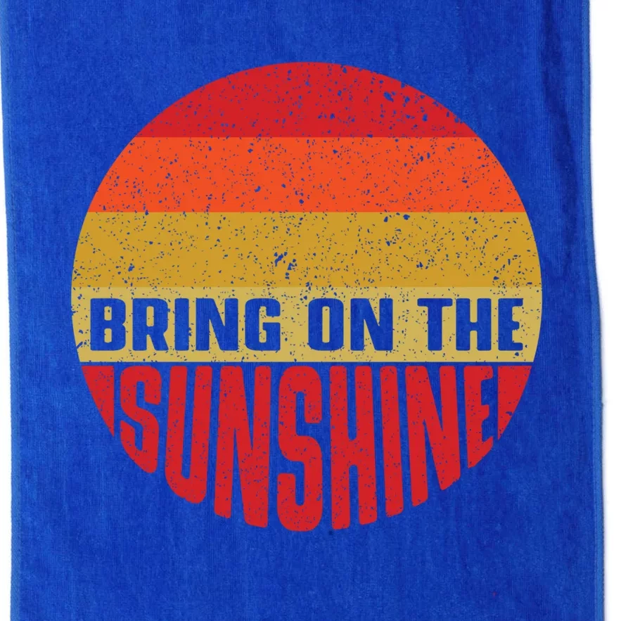 Bring On The Sunshine Gift Platinum Collection Golf Towel