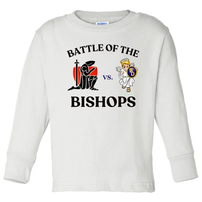 Battle Of The Bishops Toddler Long Sleeve Shirt