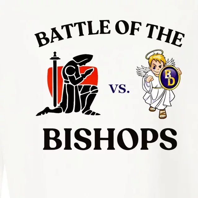 Battle Of The Bishops Cropped Pullover Crew