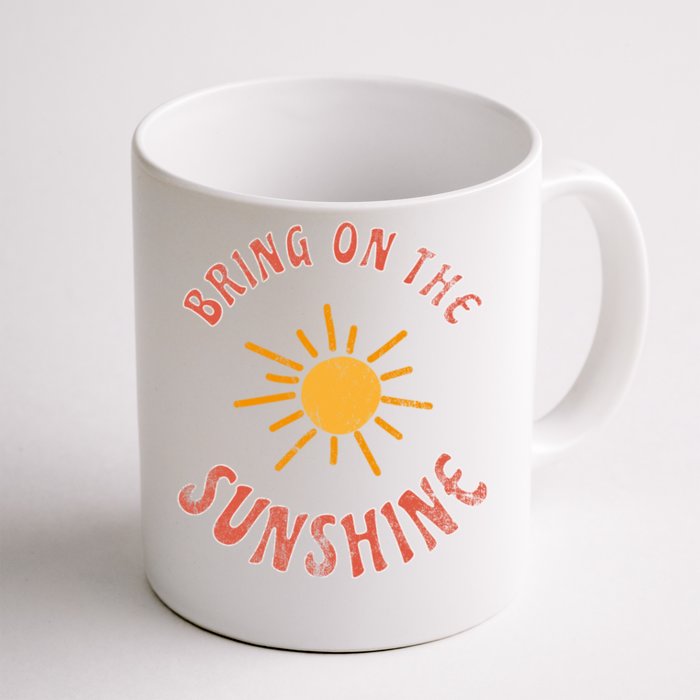 Bring On The Sunshine Vacay Mode Beach Vacation Cute Gift Front & Back Coffee Mug