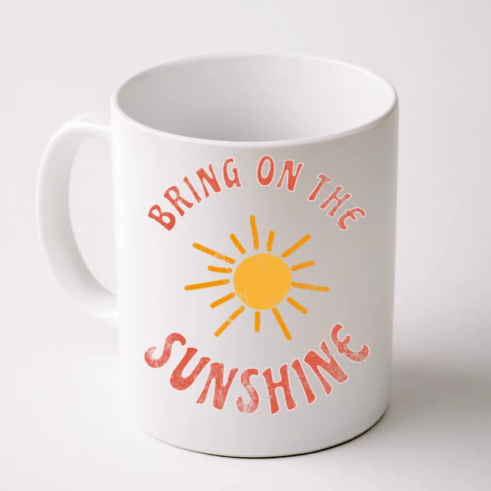 Bring On The Sunshine Vacay Mode Beach Vacation Cute Gift Front & Back Coffee Mug