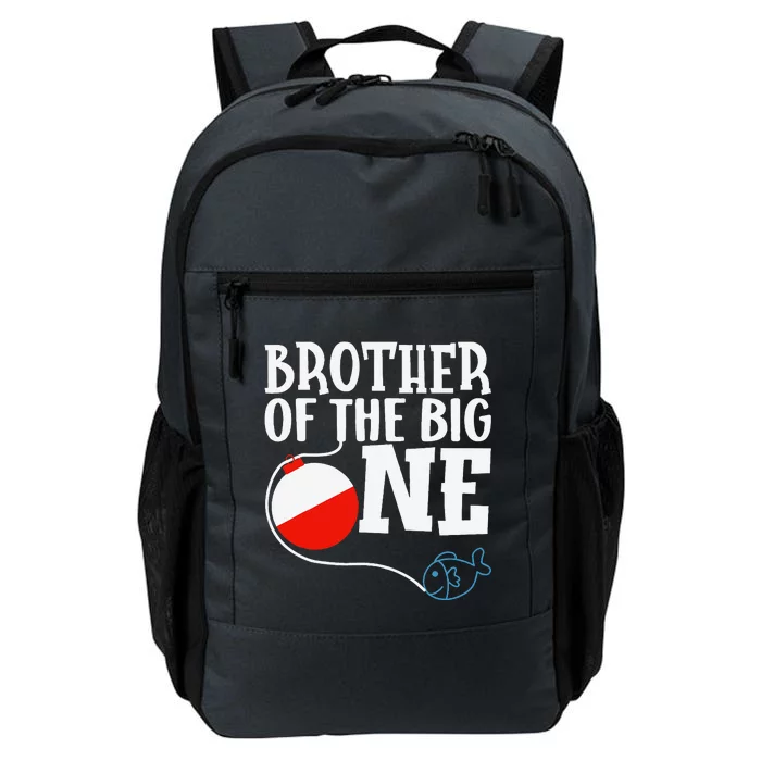 Brother Of The Big One Fishing Boy First Birthday Ofishally Daily Commute Backpack