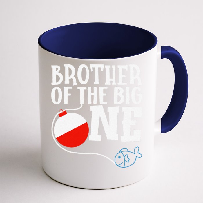 Brother Of The Big One Fishing Boy First Birthday Ofishally Front & Back Coffee Mug