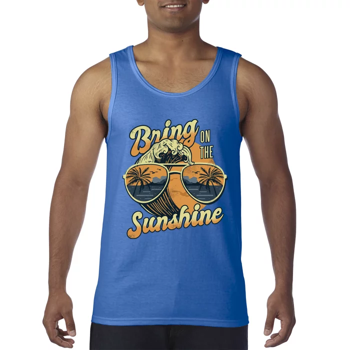 Bring On The Sunshine Summer Sun Beach Waves Gift Tank Top