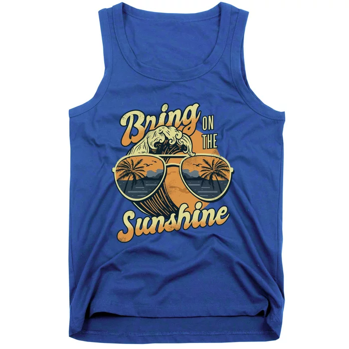 Bring On The Sunshine Summer Sun Beach Waves Gift Tank Top