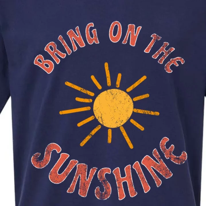 Bring On The Sunshine Vacay Mode Beach Vacation Cute Gift Sueded Cloud Jersey T-Shirt