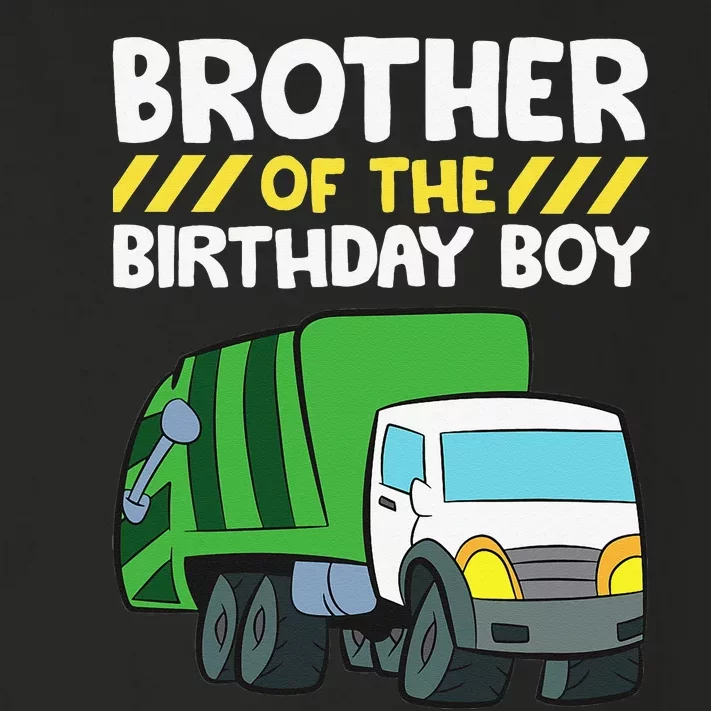 Brother Of The Birthday Garbage Truck Birthday Party Toddler Long Sleeve Shirt