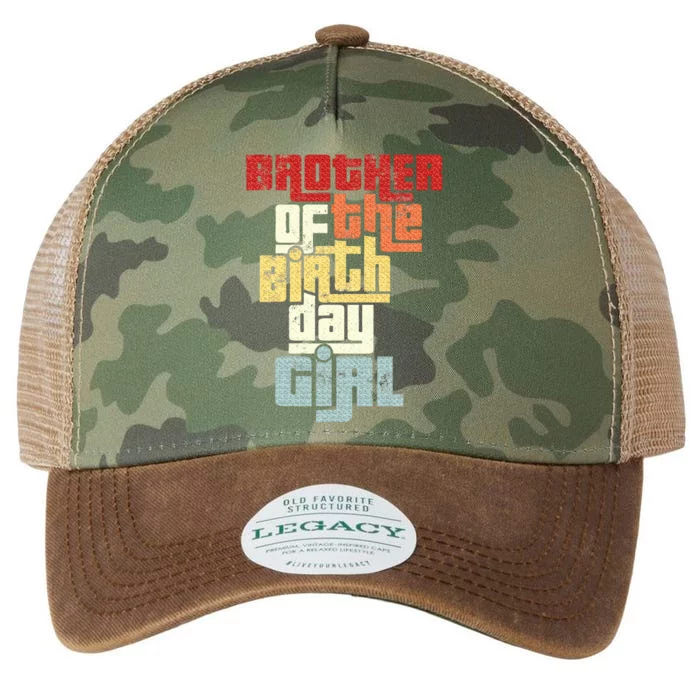 Brother Of The Birthday Girl Legacy Tie Dye Trucker Hat