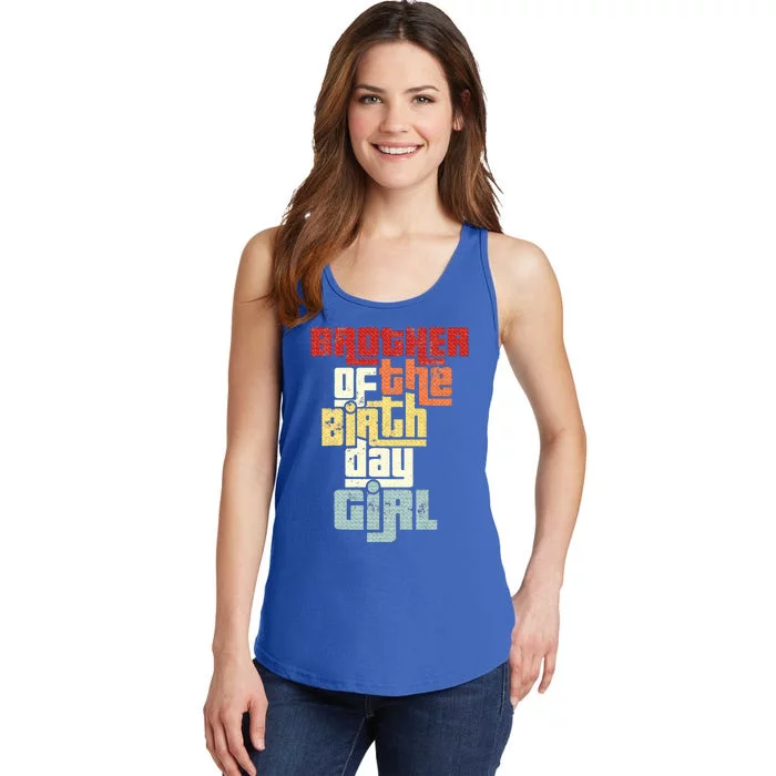 Brother Of The Birthday Girl Ladies Essential Tank