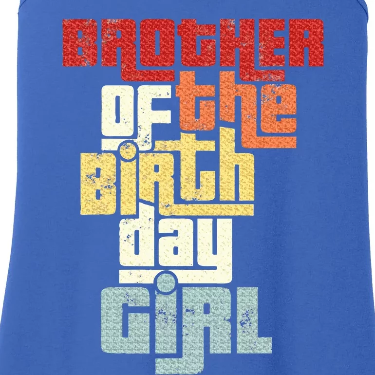 Brother Of The Birthday Girl Ladies Essential Tank