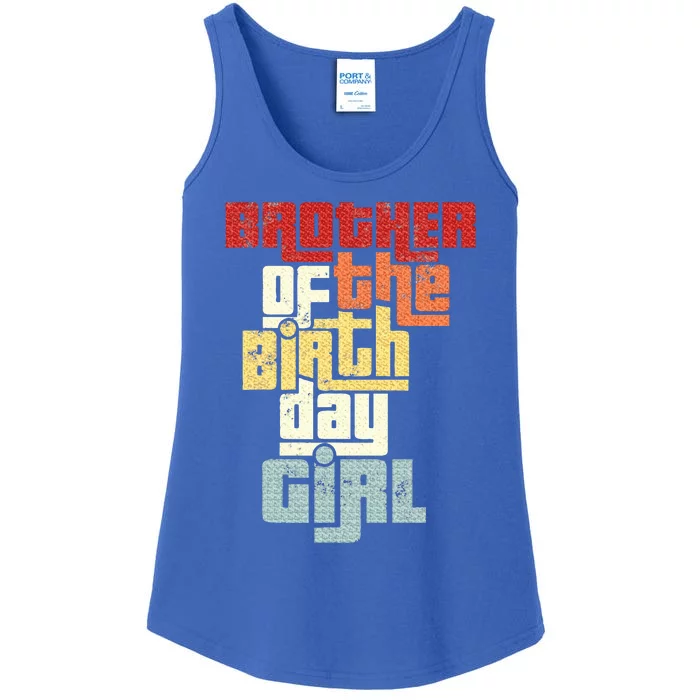 Brother Of The Birthday Girl Ladies Essential Tank