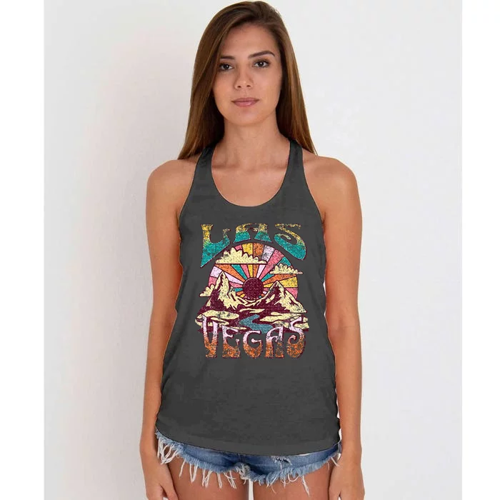 Brother Of The Birthday Girllas Vegas Women's Knotted Racerback Tank