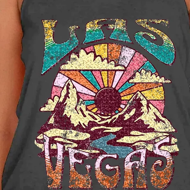 Brother Of The Birthday Girllas Vegas Women's Knotted Racerback Tank