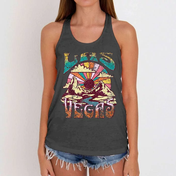 Brother Of The Birthday Girllas Vegas Women's Knotted Racerback Tank