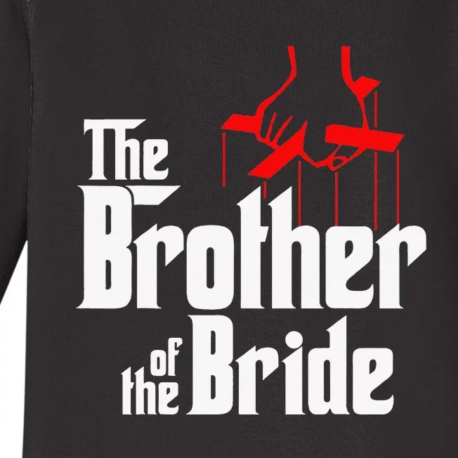 Brother of the Bride Wedding Gift t shirt Baby Long Sleeve Bodysuit