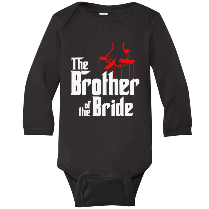 Brother of the Bride Wedding Gift t shirt Baby Long Sleeve Bodysuit