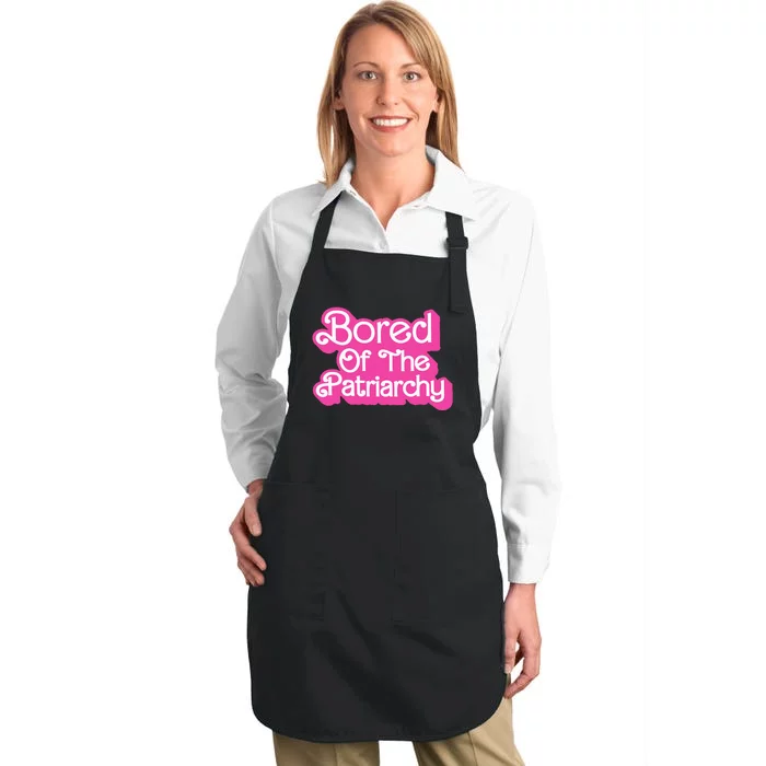 Bored Of The Patriarchy Apparel Full-Length Apron With Pocket