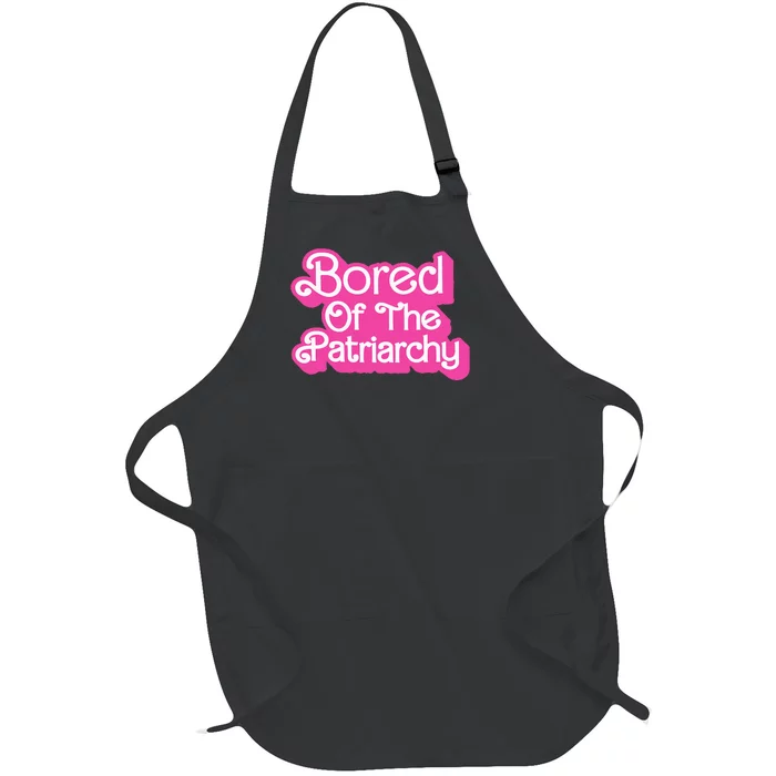 Bored Of The Patriarchy Apparel Full-Length Apron With Pocket