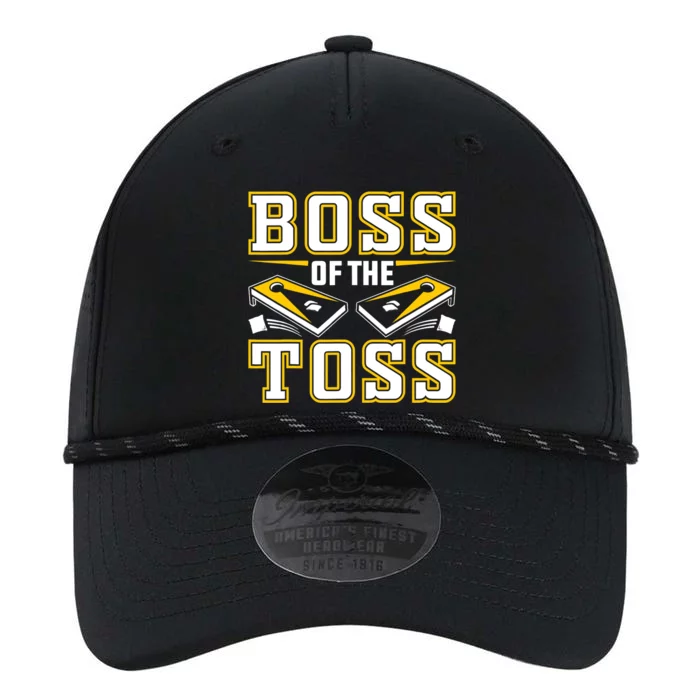 Boss Of The Toss Cornhole Funny Performance The Dyno Cap