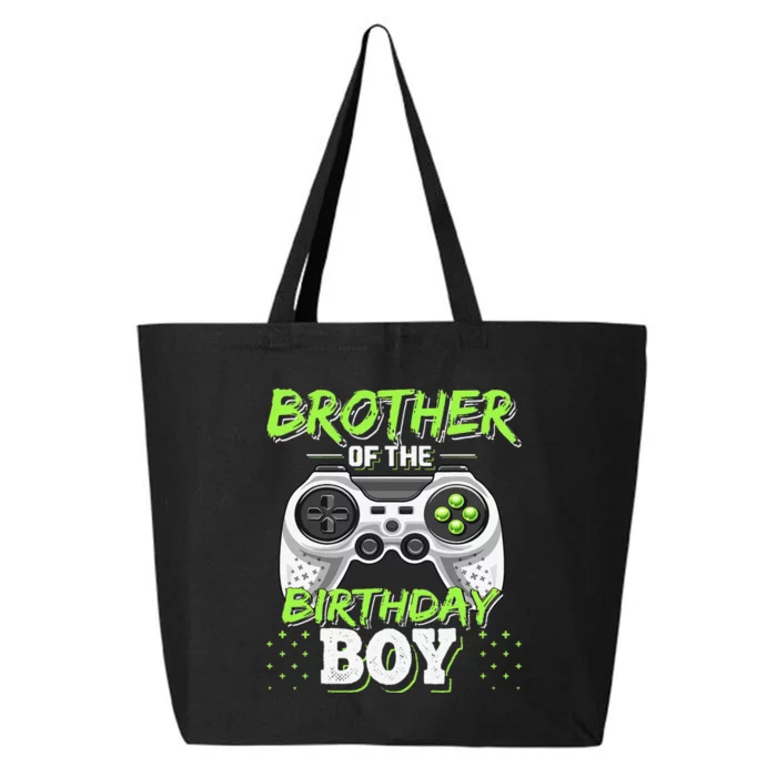 Brother of the Birthday Matching Video Game Birthday 25L Jumbo Tote