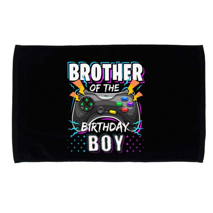 Brother of the Birthday Matching Video Game Birthday Microfiber Hand Towel