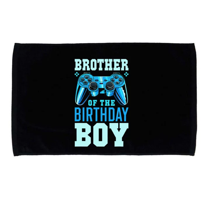 Brother of the Birthday Matching Video Gamer Birthday Microfiber Hand Towel