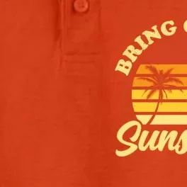 Bring On The Sunshine Funny Summer Gift Dry Zone Grid Performance Polo