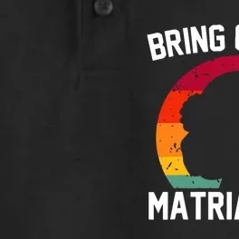 Bring On The Matriarchy Funny Humorous Feminist Statement Dry Zone Grid Performance Polo