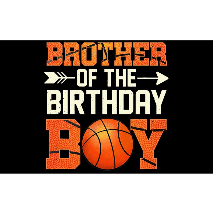 Brother Of The Birthday Basketball Funny Bumper Sticker