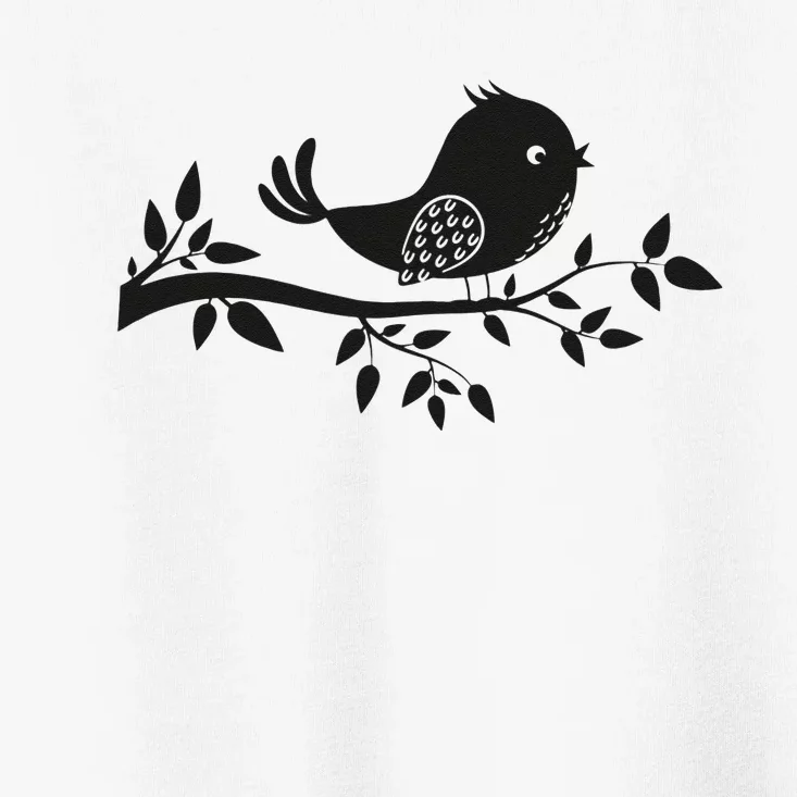 Bird On The Branch Birder Birdwatching Ornithologist Toddler T-Shirt