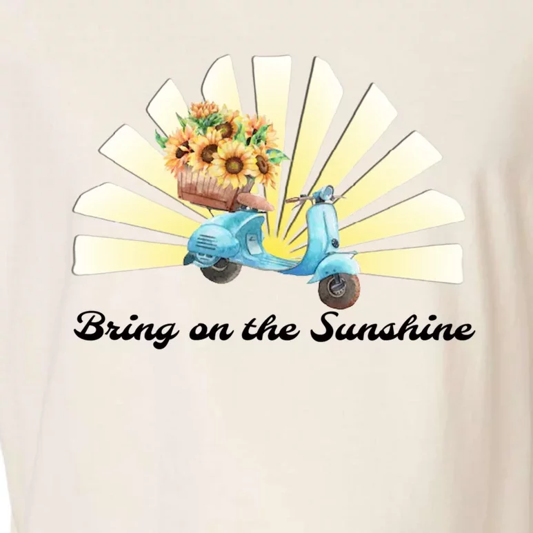 Bring On The Sunshine Graphic Tee Gift Garment-Dyed Women's Muscle Tee