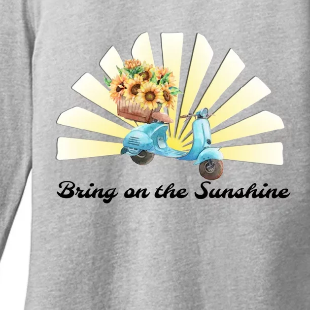 Bring On The Sunshine Graphic Tee Gift Womens CVC Long Sleeve Shirt