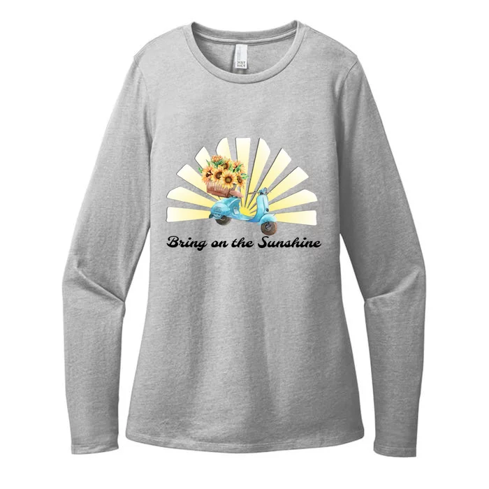 Bring On The Sunshine Graphic Tee Gift Womens CVC Long Sleeve Shirt