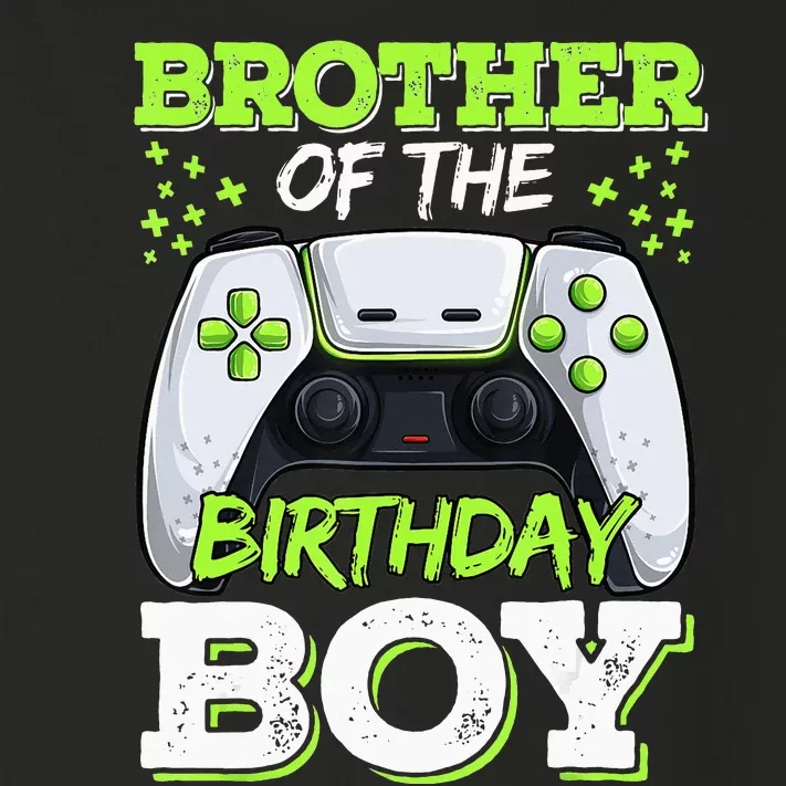 Brother Of The Birthday  Gamer Family Matching Toddler Long Sleeve Shirt