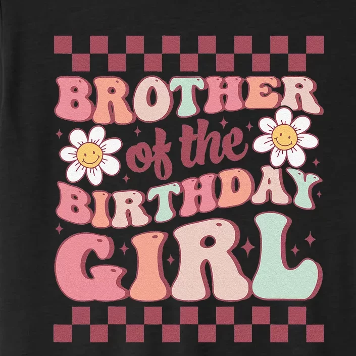 Brother Of The Birthday Family Groovy Birthday Party ChromaSoft Performance T-Shirt