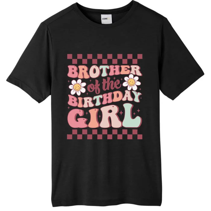 Brother Of The Birthday Family Groovy Birthday Party ChromaSoft Performance T-Shirt