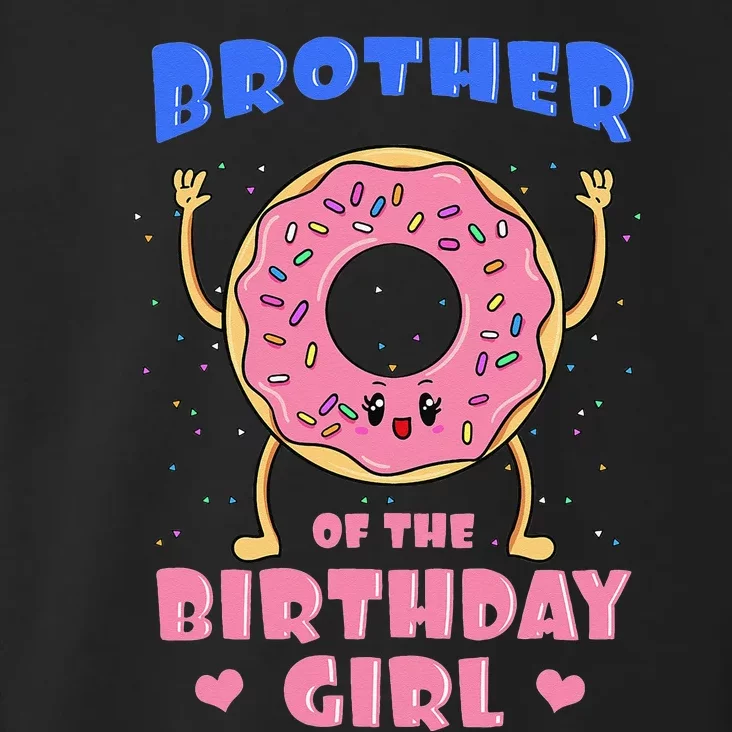 Brother Of The Birthday Donut Bday Party Bro Sib Toddler Hoodie