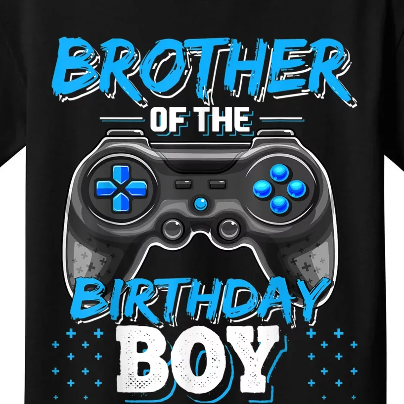 Brother Of The Birthday Boy Matching Video Game Birthday Kids T-Shirt