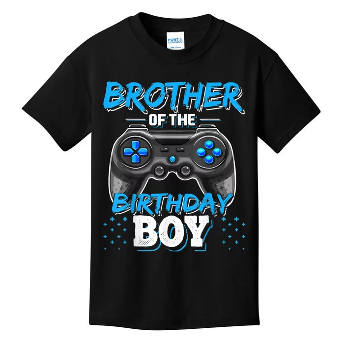 Brother Of The Birthday Boy Matching Video Game Birthday Kids T-Shirt