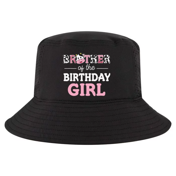 Brother of The Birthday Farm Cow Daddy Papa 1st Cool Comfort Performance Bucket Hat