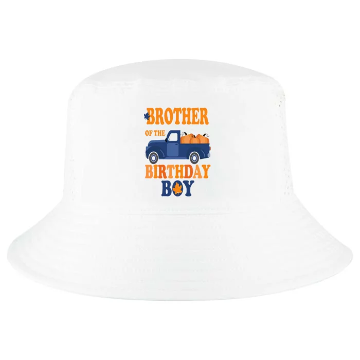 Brother of The Pumpkin Truck 1st Birthday Family Cool Comfort Performance Bucket Hat