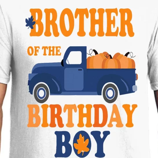 Brother of The Pumpkin Truck 1st Birthday Family Pajama Set