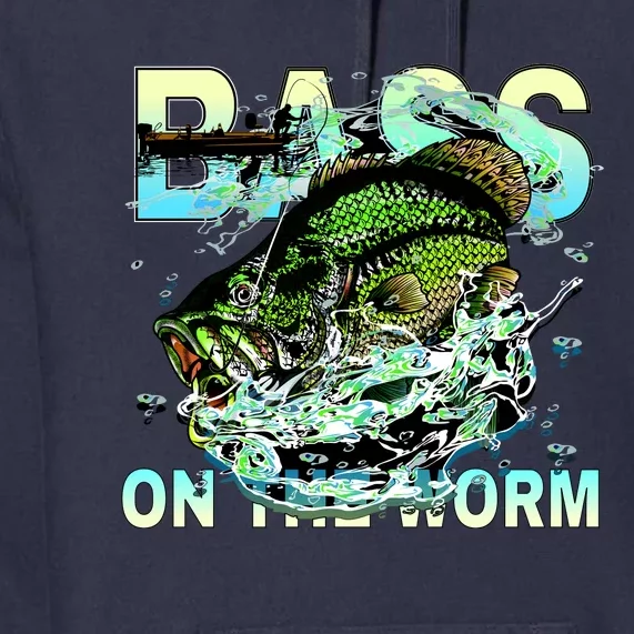 Bass On The Worm Premium Hoodie