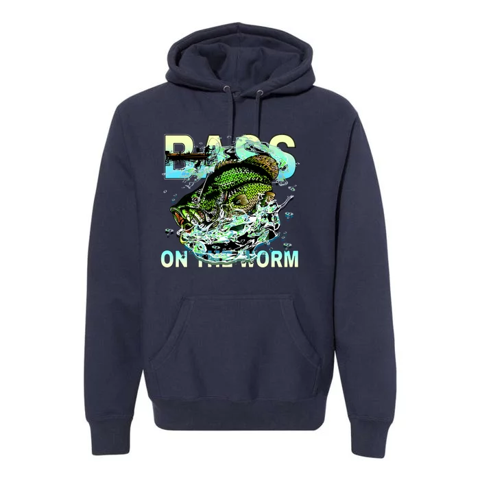 Bass On The Worm Premium Hoodie