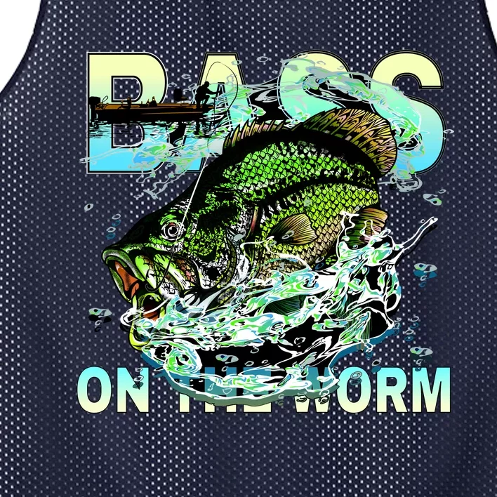 Bass On The Worm Mesh Reversible Basketball Jersey Tank