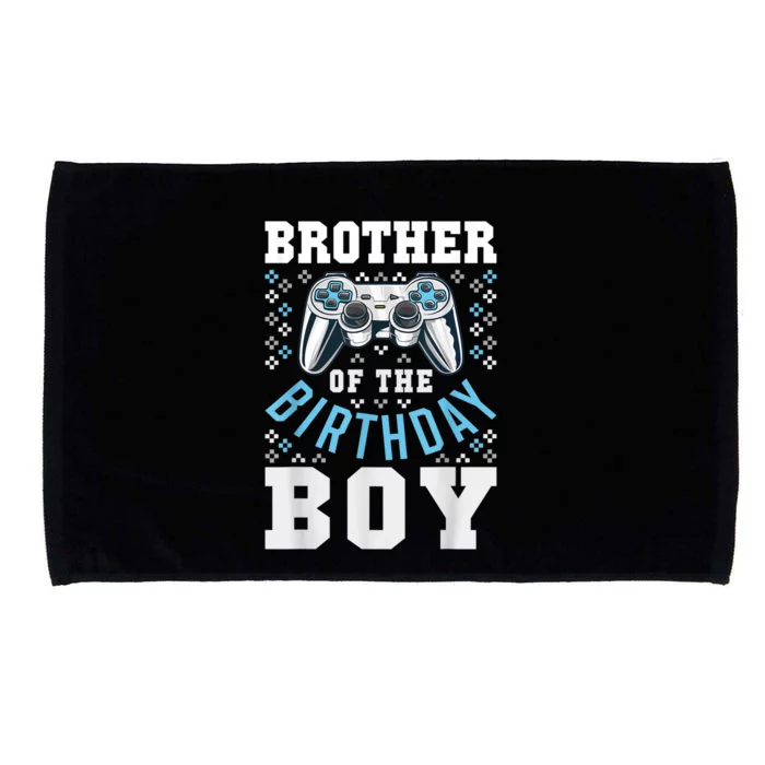 Brother Of The Birthday Boy Matching Video Gamer Birthday Microfiber Hand Towel