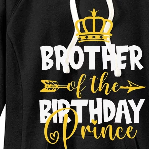 Brother of The Birthday Prince Bday Idea Women's Fleece Hoodie