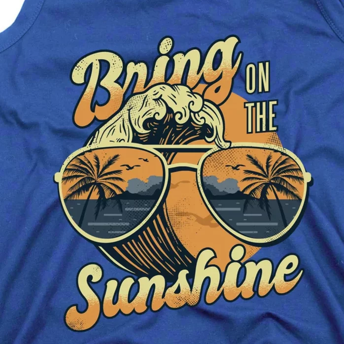 Bring On The Sunshine Summer Sun Beach Waves Gift Tank Top