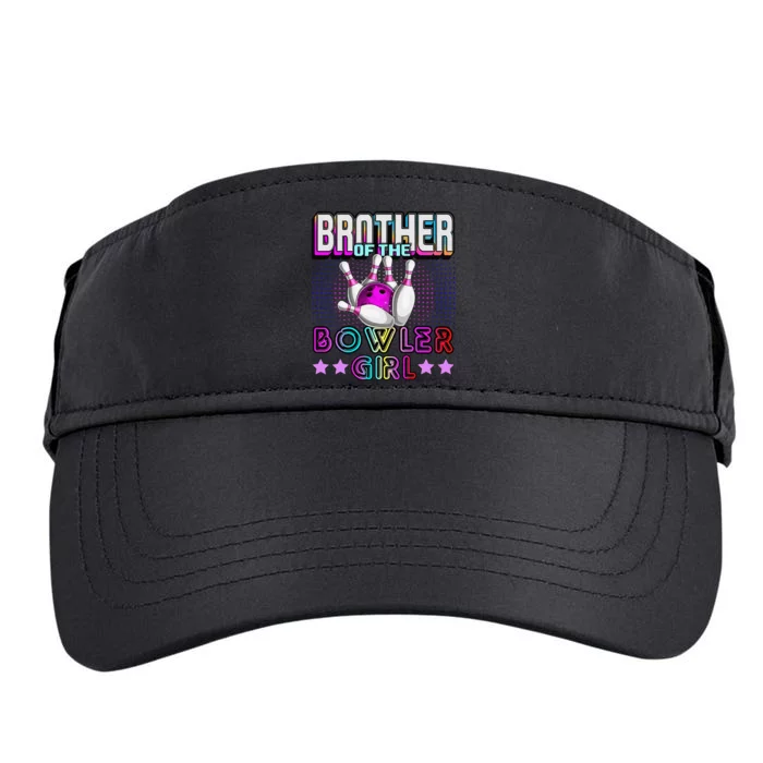 Brother of the Bowler Matching Family Bowling Birthday Adult Drive Performance Visor