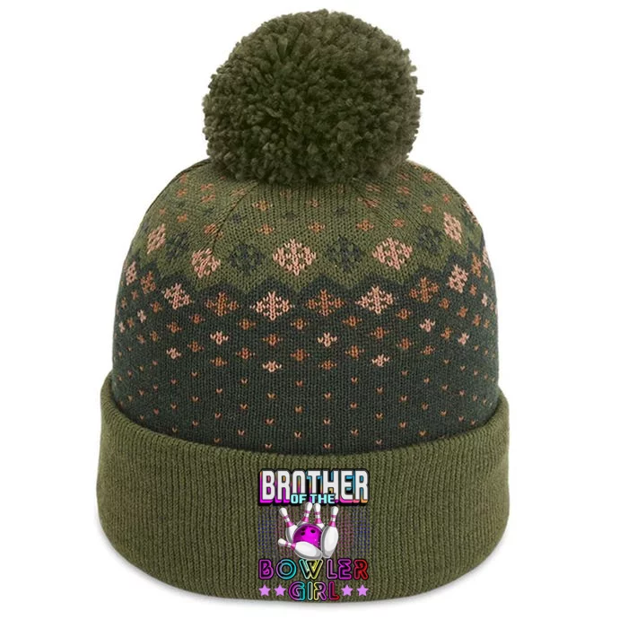 Brother of the Bowler Matching Family Bowling Birthday The Baniff Cuffed Pom Beanie